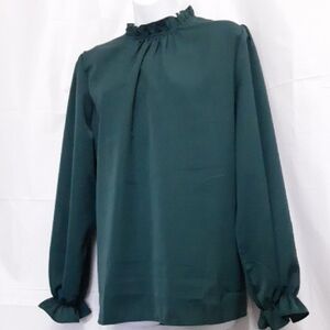 Elegant Green Women's Top